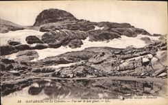 CPA Gavarnie Le Cylindre Vue sur le Lac glace 