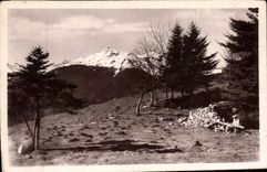 CPA Environs de Bagneres de Bigorre Le Pic du Montaigu vu du Monne 