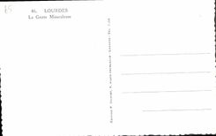 CPA Lourdes La Grotte Miraculeuse 