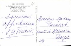 CPA Lourdes La Basilique le Gave et le nouveau 