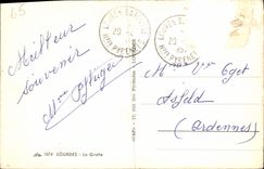 CPA Lourdes La Grotte 