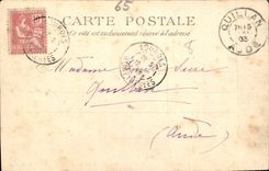 CPA Lourdes Le Fort et le Pont du Gave 