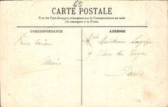 CPA Lourdes Le Pont du Boulevard et le Chateau 