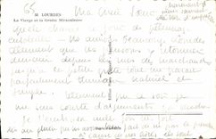 CPA Lourdes La Vierge et la Grotte Miraculeuse 