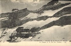 CPA Gavarnie Chemin de la Breche de Roland Le Casque et le Col du Taillon 