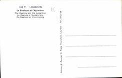 CPA Lourdes La Basilique et l'Apparition 