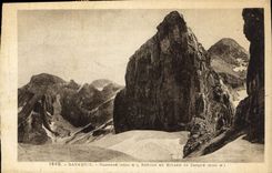 CPA Gavarnie Breche de Roland et Casque 