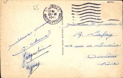 CPA Lourdes La Basilique vue du Chateau Fort  