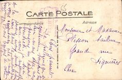 CPA Lourdes La Bsilique et le Gave 