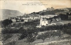 CPA Les Alpes Pitooresque seyne vue generale 