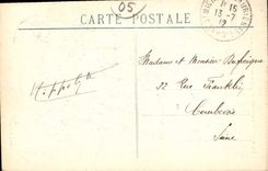 CPA Les Alpes massif du Pelvoux Cascade de l'Eychauda Pres de Claux 