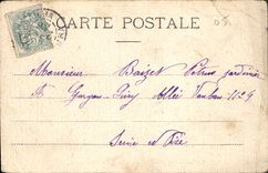 CPA Le Mauvais Pas Aiguilles des Charmoz et du Geant 