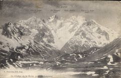 CPA Chaine de la Meije pres du Lautaret 