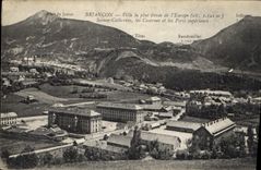 CPA Briancon ville le pins elevee de l'Europe 