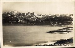 CPA Chaine du Mt Blanc et mer 