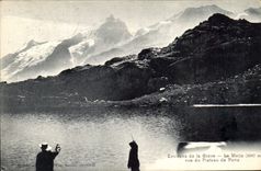 CPA Environs de la Grave La Meije 8987 m vue du Plateau de Paris 