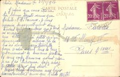 CPA Les Alpes en Hiver Groupe d'Arbres Euneiges 