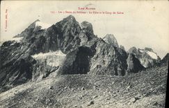 CPA Les Alpes Les Dents du Pelvoux Le Fitre et le Coup de Sabre 
