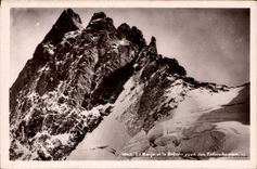 CPA La Meije et la Breche vues des Enfercharras 