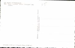 CPA Les Alpes Pittoresque Deux Sommets Altiers emergent des nuages