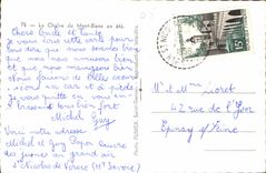 CPA La Chaine du Mont Blanc en ete 