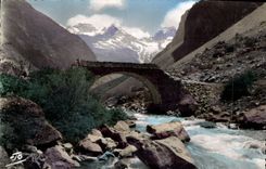 CPA Les Alpes Vallee du Valgaudemar le Vieux Pont Casset 