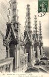 CPA Beauvais La Cathedrale Abside Detail des Pinacles et balustrades 