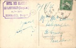 CPA Massif du Pelvoux le Glaciers des Agneaus La Grande Ruine 3764 m 