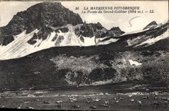 CPA La Maurienne Pittoreque La Pointe du Grand Galibiers 3242 m 