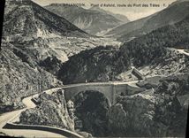CPA Briancon Pont d'Asfeld route du Fort des Teles 