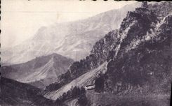 CPA Route des Alpes de Pradastie aux gorges superieures de Cians 