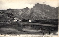 CPA Le Dauphine Le Lautaret 2075 m et le Rocher du Galibier 2950 m 