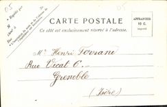 CPA Route de Bourg d'Oisans a la Grave Le Tunnel du Fresuay et la Romanche 