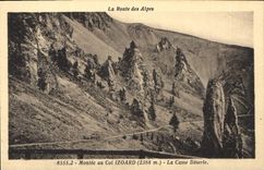 CPA La Route des Alpes Montee au Col Izoard 2388 m la Casse Deserte  