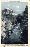CPA La Route des Alpes dans Queyras le Vieux Fort de Chateau Queyras et le Guil 