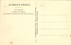 CPA Les Alpes le Massif du Pelvoux et les derniers Prolongements des grandes Rousses 