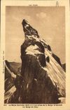 CPA La Meije Centrale 3970 m vue prise de la Meije Orientale le Doigt de Dieu 