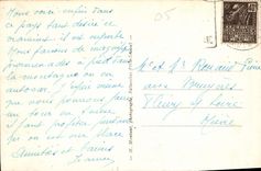 CPA Les aiguilles de Chamonix vues de Plan Pratz 