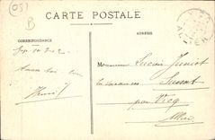 CPA Les Alpes la Barre des Ecrins 4103 m vue en prise en montant au Plaret