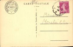 CPA Combeynet 3155 m et Monts du Brianconnais Rochebrune 3324 m et viso 3841 m 