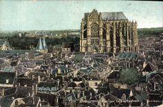 CPA Beauvais vue sur la Cathedrale  