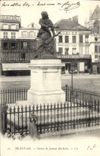 CPA Beauvais Statue de Jeanne Hachette 