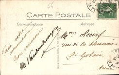 CPA Lourdes L'Esplanade et le Chateau 