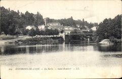 CPA Environs de Lyon Ile Barbe Saint Rambert 