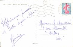 CPA Lyon Place des Terreaux  