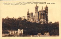 CPA Lyon Abside de la Nouvelle Eglise de Fourvierre 
