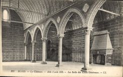 CPA Blois Le Chateau Aile Louis XII La Salle des Etats Generaux 