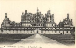 CPA Chambord le Chateau la Facade sud 