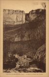 CPA Baume les Messieurs Jura La Seille ala sortie des Grottes 