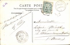 CPA Baume les Messieurs Jura Cascade et entree des Grottes 